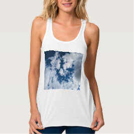 Een werveling van wolken tanktop