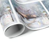 Een Western kerstfeest Cadeaupapier (Rol Hoek)