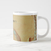 Een westerne mok. IK HOU VAN LAND! Grote Koffiekop (Rechts)