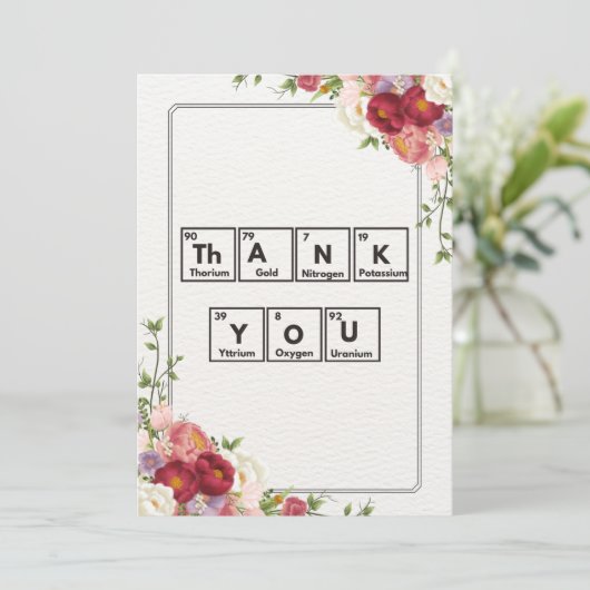 Een wetenschappelijke manier om waardering uit te bedankkaart (Staand voorkant)