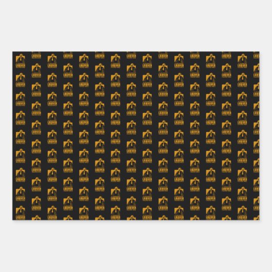 Een wettige advocaat is in vrijheid gesteld inpakpapier vel (Voorkant 3)