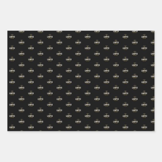 Een wettige advocaat is in vrijheid gesteld inpakpapier vel (Voorkant 3)