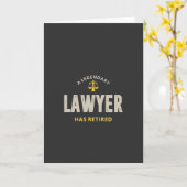 Een wettige advocaat is in vrijheid gesteld kaart (Gele Bloem)