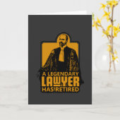 Een wettige advocaat is in vrijheid gesteld kaart (Gele Bloem)