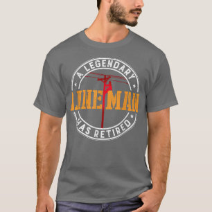 Een wettige Lineman heeft Funny Retirement L T-shirt