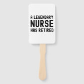 Een wettige verpleegster is uitgehongerd handwaaier (Voorkant)