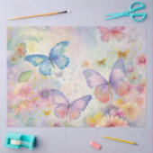 Een Whimsical Butterfly Serie Design 2 Tissuepapier (Craft)