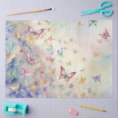 Een Whimsical Butterfly Serie Ontwerp 11 Tissuepapier (Craft)