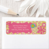 Een Whimsical Holiday Return Address Labels (Insitu)