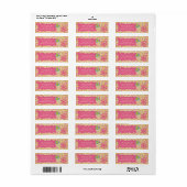 Een Whimsical Holiday Return Address Labels (Full Sheet)