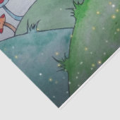 Een Whimsical Mouse Artiste Tissuepapier (Detail)