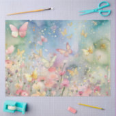 Een Whimsical Vlinder Serie Design 6 Tissuepapier (Craft)