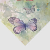 Een Whimsical Vlinder Serie Ontwerp 7 Tissuepapier (Detail)
