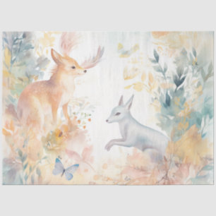 Een Whimsical Woodland Serie Ontwerp 3 Tissuepapier