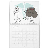 Een whimsical Year Agenda Kalender (Mar 2027)