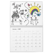 Een whimsical Year Agenda Kalender (Jan 2027)