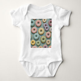 Een Whimsicale Pastelkleurige Donut Droom Romper