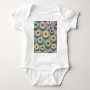 Een Whimsicale Pastelkleurige Donut Droom Romper