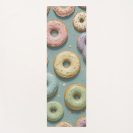 Een Whimsicale Pastelkleurige Donut Droom Yogamat
