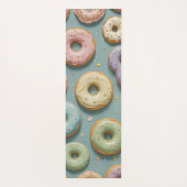 Een Whimsicale Pastelkleurige Donut Droom Yogamat (Achterkant)