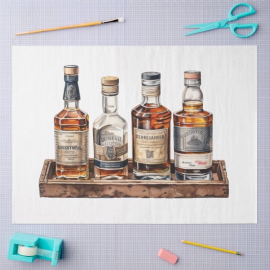 Een  Whiskey Design Series 14 Tissuepapier (Craft)
