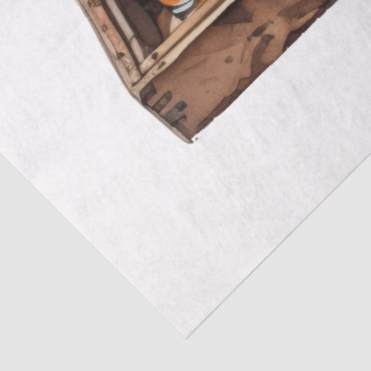 Een  Whiskey Design Series 14 Tissuepapier (Detail)