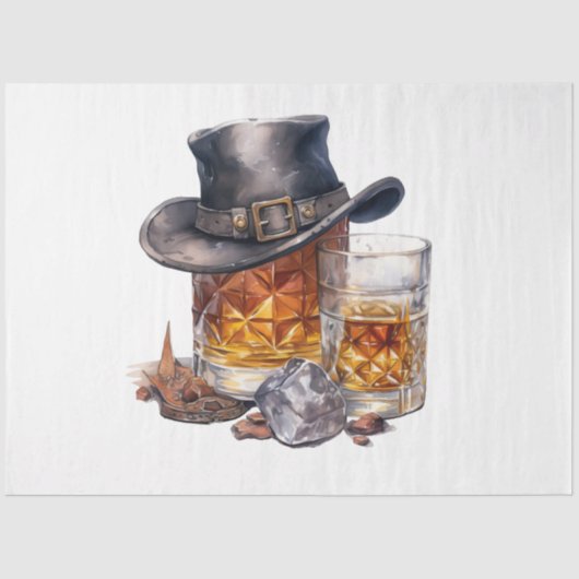 Een  Whiskey Design Series 17 Tissuepapier (Voorkant)