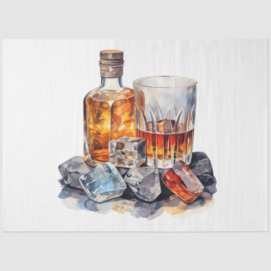 Een  Whiskey Design Series 5 Tissuepapier (Voorkant)