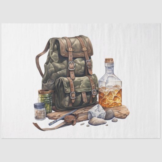 Een  Whiskey Design Series 8 Tissuepapier (Voorkant)