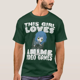 Een Who-meisje houdt van videogames grappig T-shirt