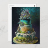 Een wiedtaart briefkaart (Voorkant / Achterkant)