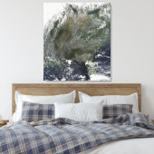 Een wielachtig patroon van hogedrukwolken canvas afdruk (Insitu (Slaapkamer))