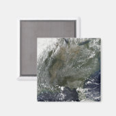 Een wielachtig patroon van hogedrukwolken magneet (Voorkant / Achterkant)