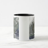 Een wielachtig patroon van hogedrukwolken mok (Midden)