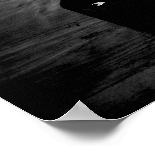 Een wijnfles poster (Hoek)