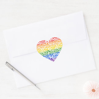 Een wijnstok hart sticker