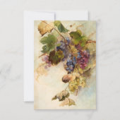 Een wijnstok van druiven door Franz Bischoff Bedankkaart (Voorkant)