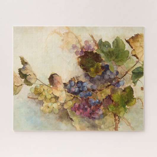 Een wijnstok van druiven door Franz Bischoff Legpuzzel (Horizontaal)