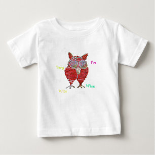 Een wijs baby uil shirt