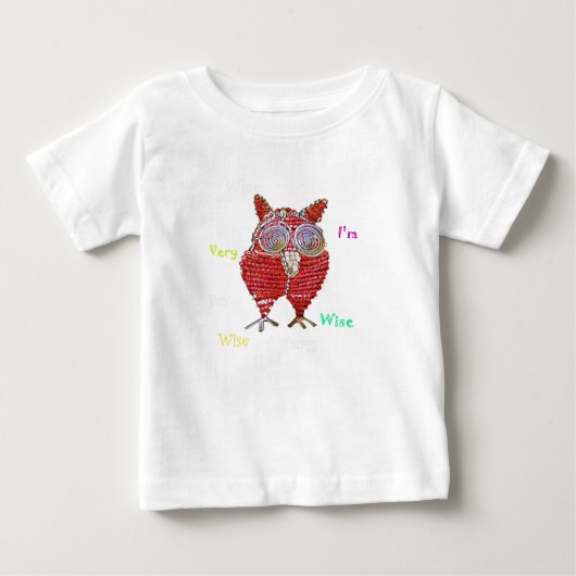 Een wijs baby uil shirt (Voorkant)