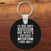 Een wijs Man herinnert zich de verjaardag van zijn Sleutelhanger (Voorkant)