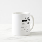 Een wijze dokter schreef ooit grappig koffiemok (Voorkant rechts)