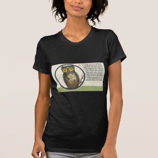 een wijze oude uil t-shirt