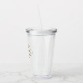 "Een wijze vrouw bouwt haar huis" Gepersonaliseerd Acryl Drinkbeker (Links)