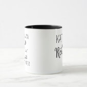 Een wijze vrouw zei ooit Mok, gepersonaliseerde gr Mok (Midden)