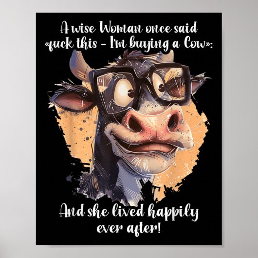 Een wijze vrouw zei ooit voor dit in het kopen van poster (Voorkant)