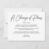 Een wijziging van de Kaart voor het bijwerken van  Notitiekaartje (Voorkant)