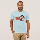 EEN WIJZIGING VOOR DE VERANDERING/ANTI-OBAMA T-SHI T-SHIRT (Voorkant volledig)