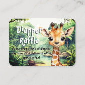 Een wild Baby shower Informatiekaartje (Voorkant)