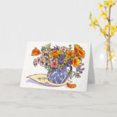 Een wild boeket voor u kaart (Gele Bloem)